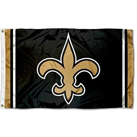 3'x5' New Orleans Saints Football Flag