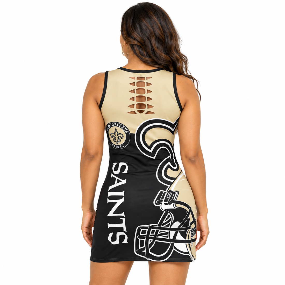 New Orleans Saints Women's Ultimate Fan Sleeveless Tank Dress