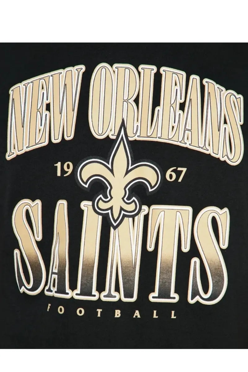 New Orleans Saints "Classic Play" Black Short Sleeve T-Shirt