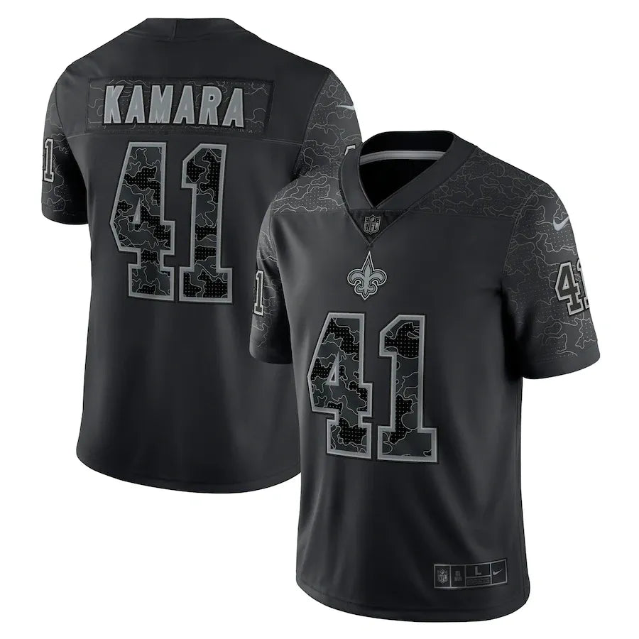 New Orleans Saints Alvin Kamara RFLCTV Limited Edition Jersey The Who Dat Store