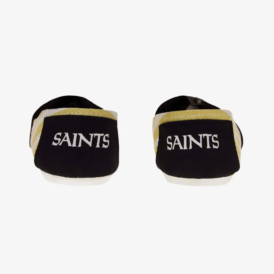 NEW ORLEANS SAINTS WOMENS STRIPE CANVAS SHOES