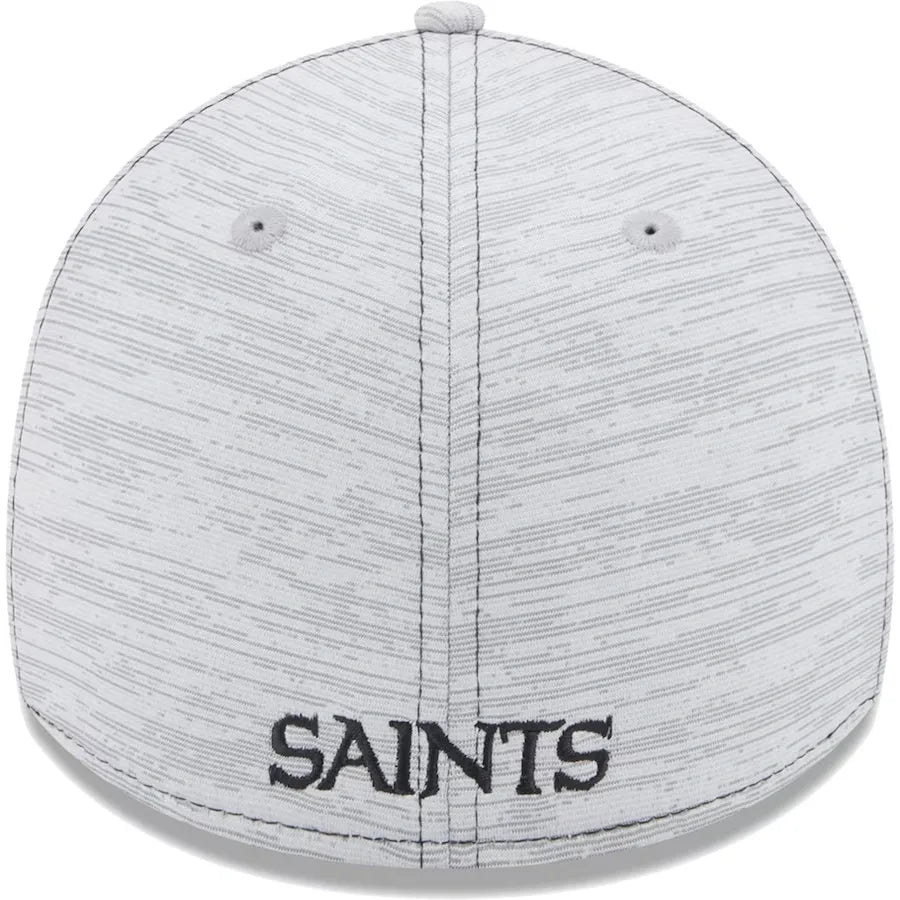 New Orleans Saints New Era Gray Speed 39THIRTY Flex Hat