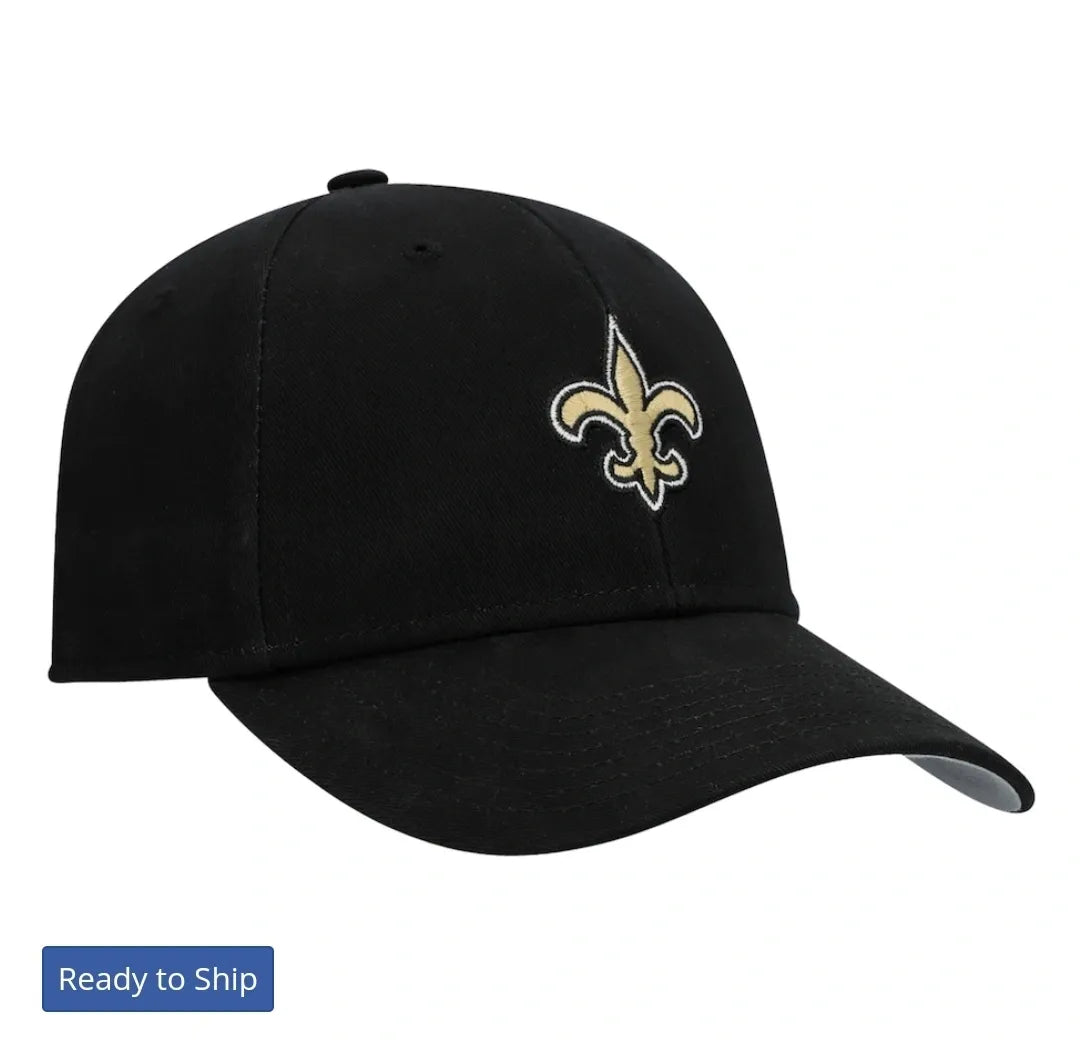 New Orleans Youth '47 Black Saints Basic Team MVP Adjustable Hat