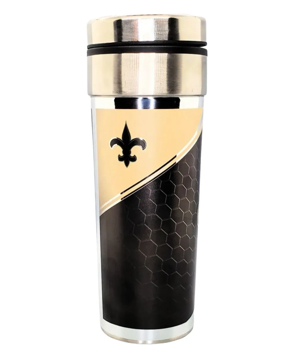 New Orleans Saints "Rush" 20 oz Stainless-Steel Tumbler