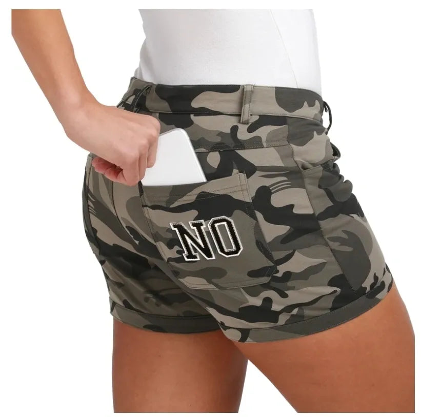 New Orleans Saints Women's Clubhouse Camo Shorts